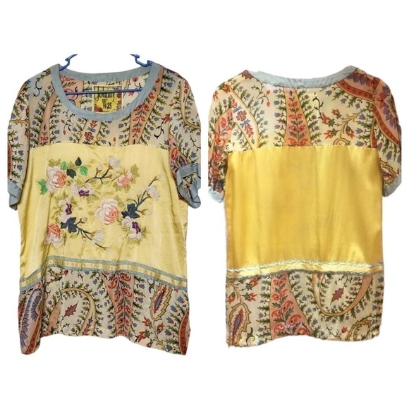 Johnny Was heavily embroidered Mystic tunic NWT - Picture 4 of 14